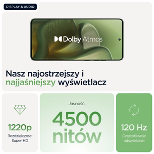 Motorola edge 60 16.9 cm (6.67") Dual SIM Android 15 5G USB Type-C 12 GB 512 GB 5200 mAh Green