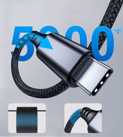 Choetech AUX006 USB-C / mini džeks 3,5 mm kabelis 1 m - melns