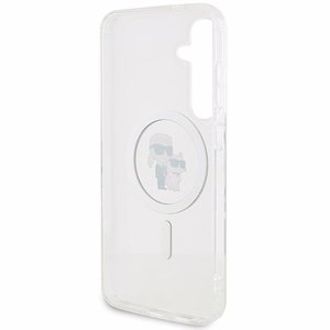 Karl Lagerfeld IML Karl&Choupette MagSafe vāciņš Samsung Galaxy S24 - caurspīdīgs