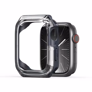 DUX DUCIS apvalks TAMO Apple Watch 10 sērijai 46 mm caurspīdīgs ar tumši zilu