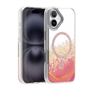 Epoxy Mag maciņš iPhone 17 6,3'' rozā