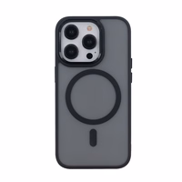 Frozen Magnētiskais viedtālruņa apvalks iPhone 12 / 12 Pro 6,1" melns