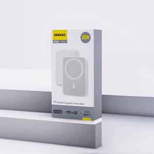 Dudao K26 внешний аккумулятор 10000 мАч 20 Вт USB-A / USB-C / MagSafe белый