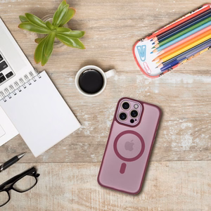 VARIETE MAG COVER Viedtālruņa apvalks saderīgs ar Magnētisko IPHONE 16 PRO violets