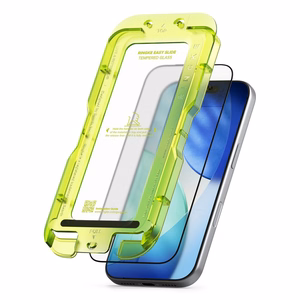 Ringke Easy Slide закалённое стекло 2 шт. для iPhone 17 Pro Max - чёрный
