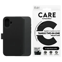 CARE by PanzerGlass Tango 2in1 maks Magnētiskais viedtālruņa apvalks iPhone 16 Plus - melns