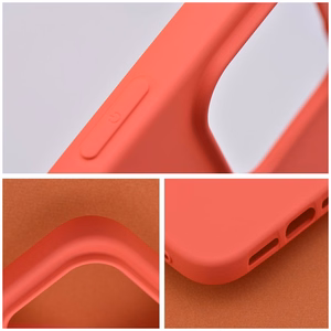 Viedtālruņa silikona apvalks IPHONE 12 / 12 Pro persikas krāsā