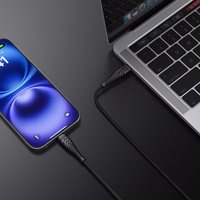 VEGER kabelis Type uz Type C PD 3A 60W V106 1,2 m melns