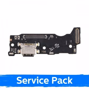 Uzlādes ports saderīgs ar Xiaomi Redmi Note 10 Pro ar elastīgo kabeli / Plata (Service Pack)