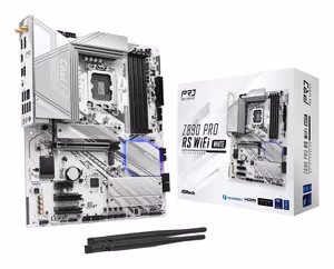 Asrock Z890 Pro RS WiFi White Intel Z890 LGA 1851 (Socket V1) ATX материнская плата белая