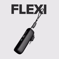 SBS Hybrid PD 20W 5000mAh portatīvais lādētājs ar iebūvētu kabeli un salokāmu spraudni - melna