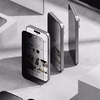 Ringke Easy Slide 2-komplekts privātuma stikls iPhone 17 Pro - melns