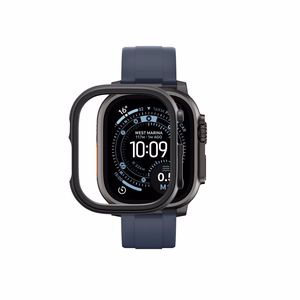 AmazingThing Minimal aizsargājošs vāciņš Apple Watch UItra 3 49mm - Melns