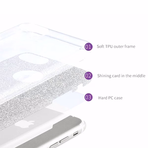 Spīdīgs viedtālruņa apvalks IPHONE 13 PRO rozā