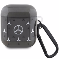 Mercedes MEA28DPMGS AirPods 1/2 apvalks ar lielas zvaigznes rakstu, melns