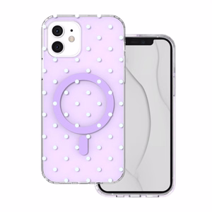 Bubble Dots Mag maciņš, paredzēts iPhone 11, violets