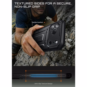 Supcase Unicorn Beetle Pro vāciņš iPhone 18 Pro / 17 Pro – melns