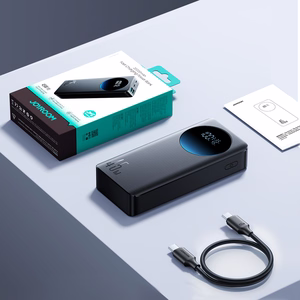 Joyroom JR-PBF02 Pro внешний аккумулятор 20000 мАч 45W с цифровым дисплеем 2x USB-A 2x USB-C чёрный