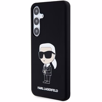 Karl Lagerfeld silikona Ikonik viedtālruņa apvalks Samsung Galaxy S24+ - melns
