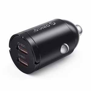 Orico MiniRing 30W 2x USB-C auto lādētājs - melns