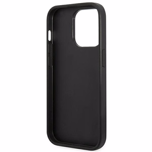 Guess GUHCP14XG4GLGR iPhone 14 Pro Max 6.7" pelēks/pelēks cietais apvalks 4G Stripe kolekcija