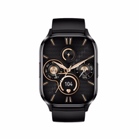 Blavec viedpulkstenis W-18 Hellia HD AMOLED ar balss zvanu (SWW18-B) melns