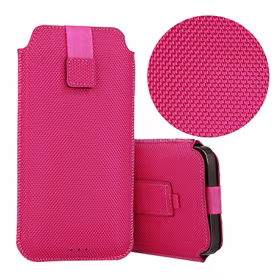 HIT Pouch Case (XL izmērs) Iphone 15/15 Pro/Iphone 16/16 Pro/Samsung S24/S24 Plus/S25/S25 Plus/A53/A55 5G dizains 2 rozā