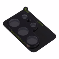 5D pilnas līmes kameras rūdītais stikls – Samsung Galaxy S25 Ultra melns