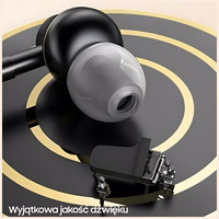 USAMS Stereo austiņas EP-43 metalUSB-C tumši zaļš HSEP4302