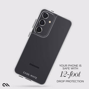 Case-Mate Tough Clear vāciņš ierīcei Samsung Galaxy S24, caurspīdīgs