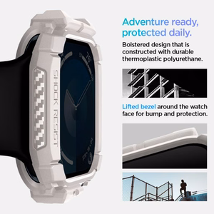 Maciņš SPIGEN RUGGED ARMOR APPLE WATCH 10 (46 MM) bēšs
