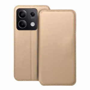 Viedtālruņa apvalks ar dubultām kabatām XIAOMI Redmi Note 13 5G - zelts