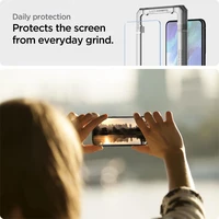 Spigen ALM Glas.tR rūdītais stikls Samsung Galaxy S21 FE - 2 gab.