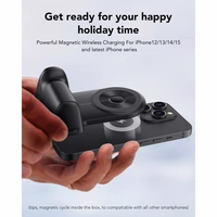 VEGER portatīvais lādētājs 5000 mAh saderīgs ar MagSafe PD QC3.0 20W Tourist (W0569) melna