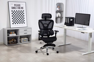 Activejet ergonomiskais biroja krēsls YK848, melns