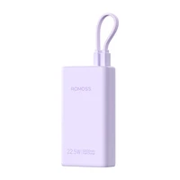 Portatīvais lādētājs Romoss PHA10 10000mAh 22.5W (violeta)