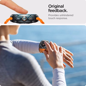 Spigen Glas.TR EZ Fit rūdīts aizsargstikls Samsung Galaxy Watch Ultra (47mm) - caurspīdīgs (2 gab. komplekts)