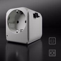 SBS universāls ceļojumu adapteris - EU 2xUSB-A - balts