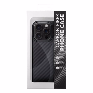 Carbon Elite Magnētiskais viedtālruņa apvalks saderīgs ar MagSafe IPHONE 16 PRO MAX melns