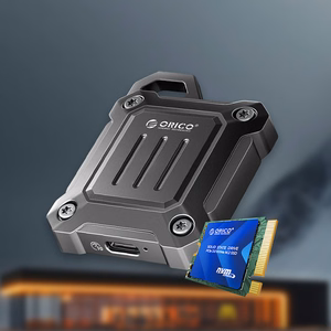 Orico XAM2 M.2 2230 USB-C 3.2 taktiskais pastiprinātais diska nodalījums - melns