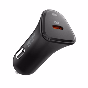 Spigen Essential EV301 30W auto lādētājs melns