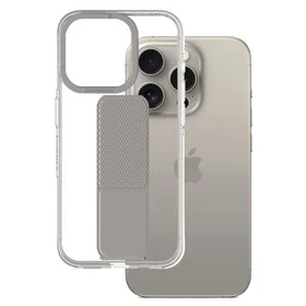 Amazing Thing Titan Pro Magnētiskais apvalks MagSafe 10FT IP156.7PTHGY iPhone 15 Pro Max titāna krāsas ar statīvu