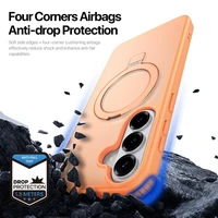 Korpuss Dux Ducis Yind Magnētiskais statīvs Samsung S942 S26 oranžs