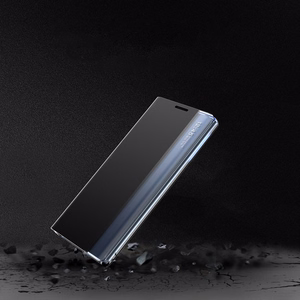Jauns Sleep View viedtālruņa apvalks ar atloku un statīvu Samsung Galaxy A35 - melns