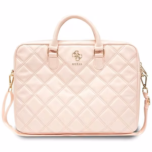 Guess Quilted 4G soma 16" klēpjdatoram - rozā