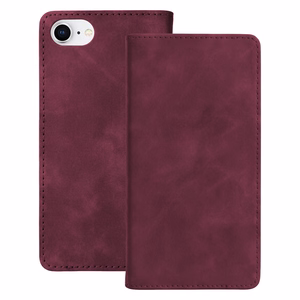 Smart Suede case for iPhone 7 / 8 / SE 2020 / SE 2022 maroon
