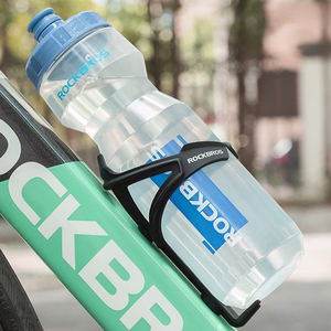 Rockbros 750 ml velosipēda pudele - caurspīdīga ar zilu iemuti