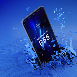 3mk HardGlass™ Rūdītais stikls priekš Motorola Moto G55 5G