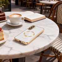 Tech-Protect MagFlex MagSafe Maciņš for Samsung Galaxy A37 5G - caurspīdīgs zelta