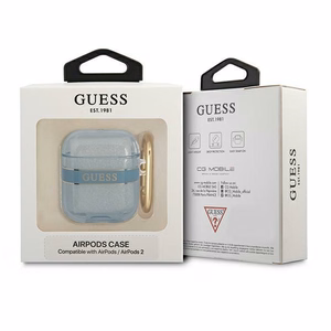 Guess GUA2HHTSB чехол для AirPods синий/синий Strap Collection
